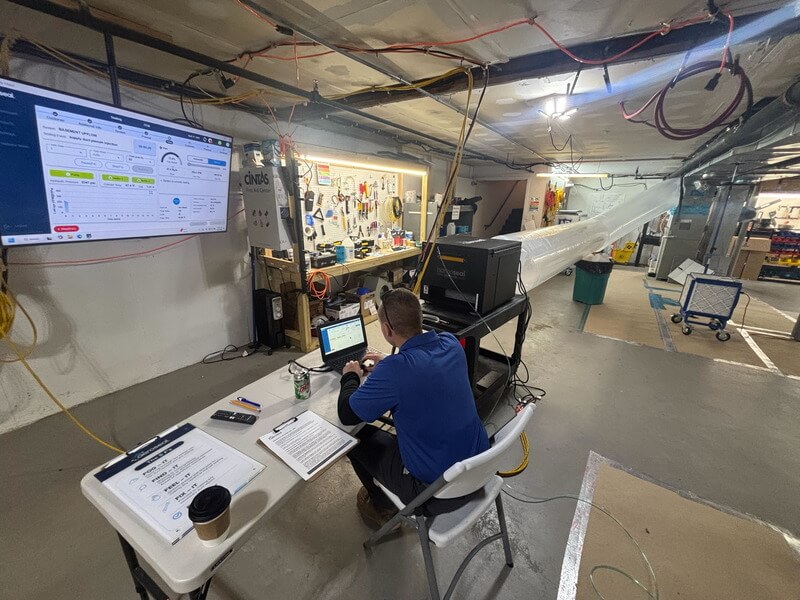 Air Duct Sealing Testing